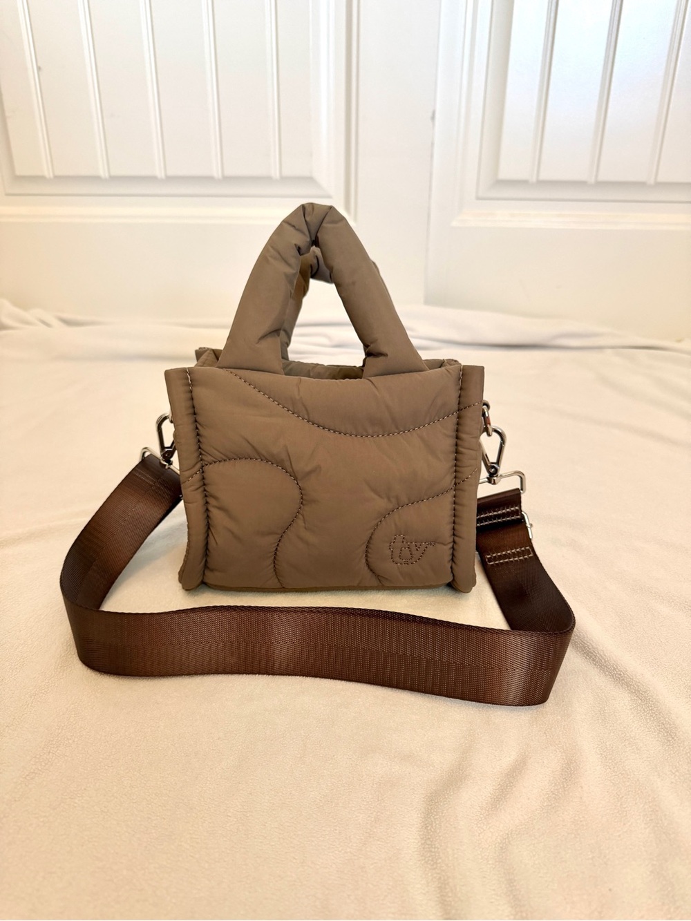 Thirty Years Mini Drift Tote in Clay (Taupe)